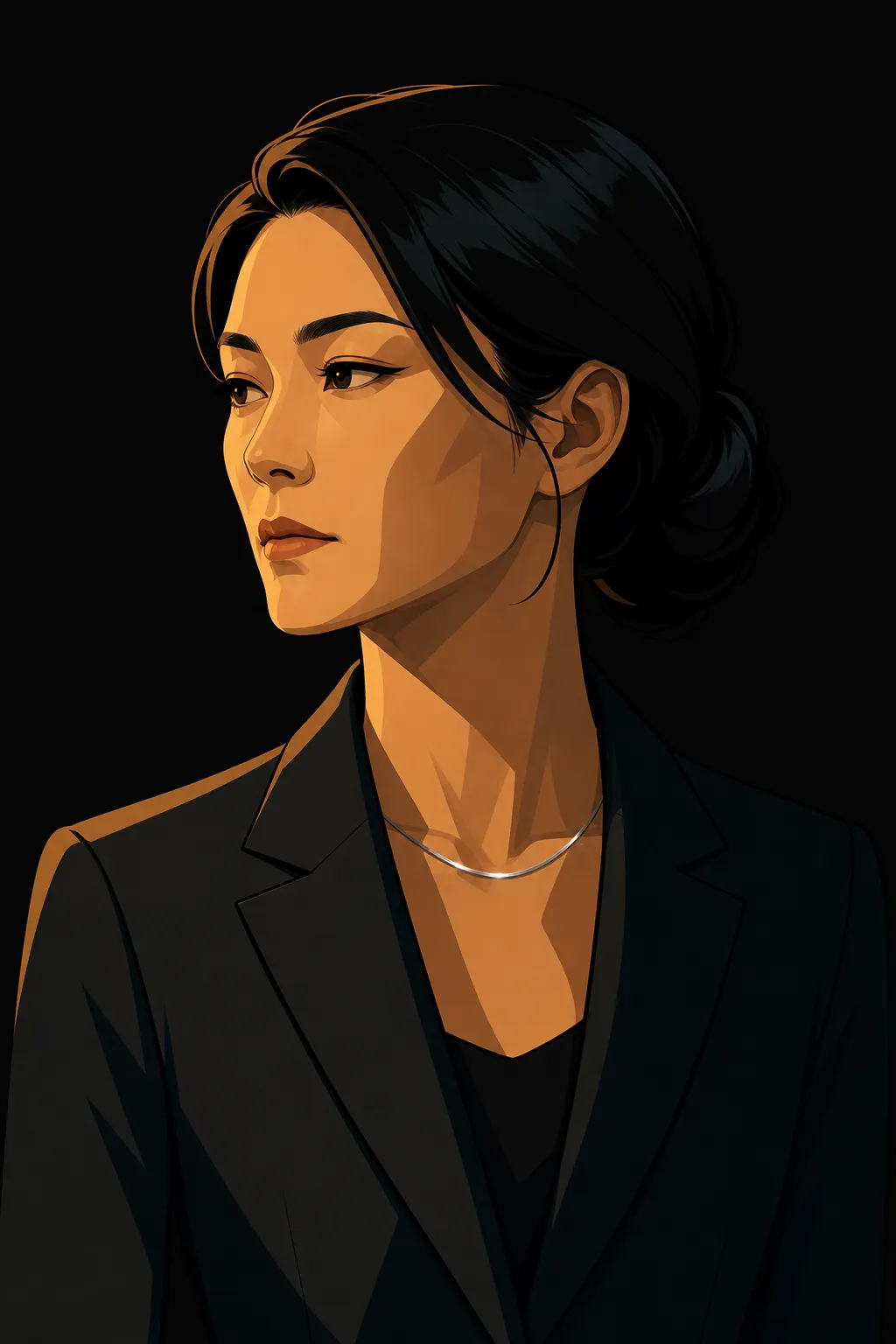 A suspect portrait, composed and unbothered.